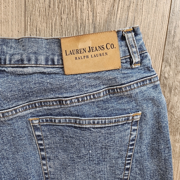 Ralph Lauren Classic Blue Denim Jeans Woman Size 14 - Picture 7 of 9